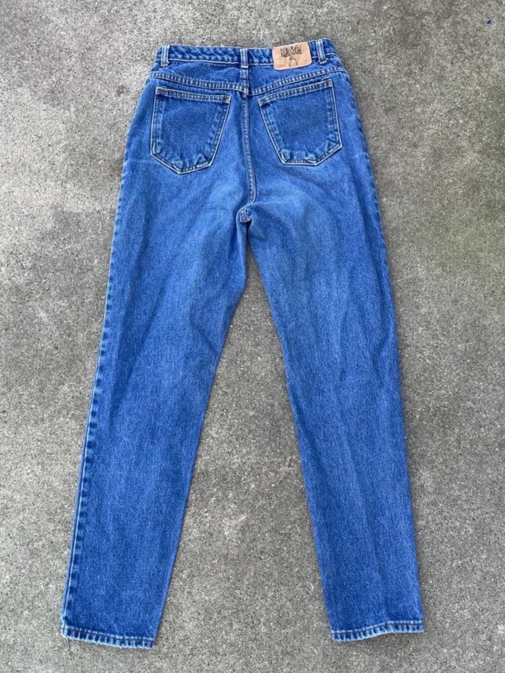 Vintage 90s GAP Denim Jeans Womens 11 12 High Rise Tapered USA Mom Jeans Cotton